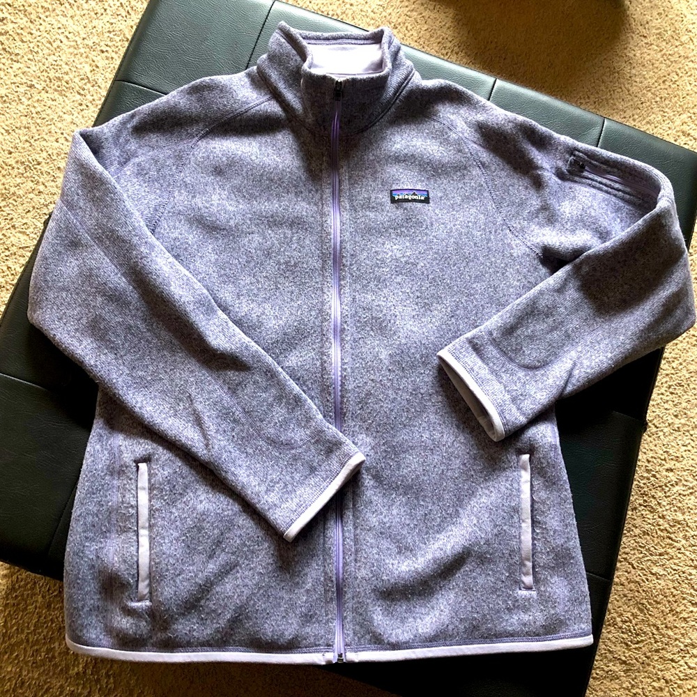 Women’s Purple Patagonia Zip Sweater